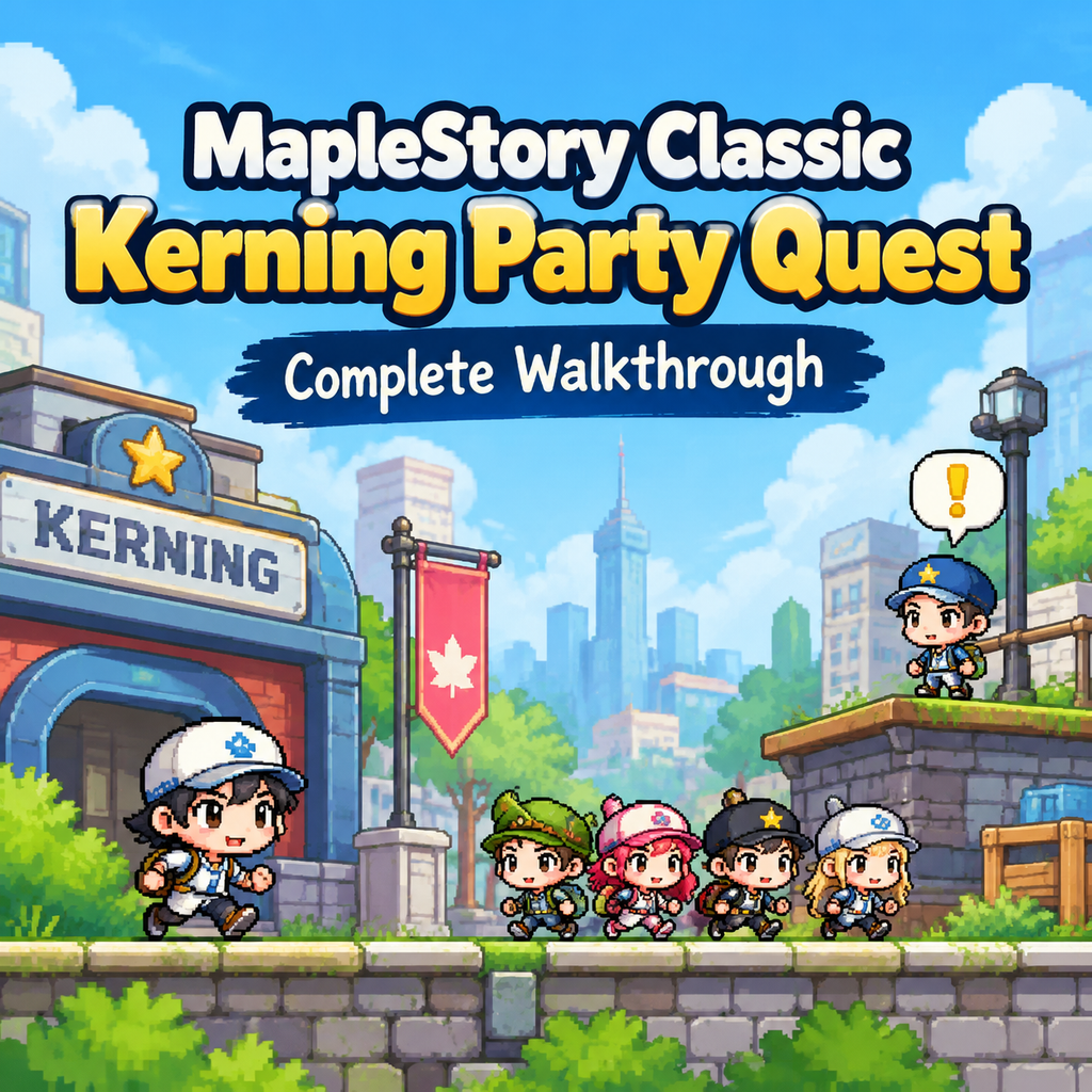MapleStory Classic Kerning Party Quest: Complete Walkthrough